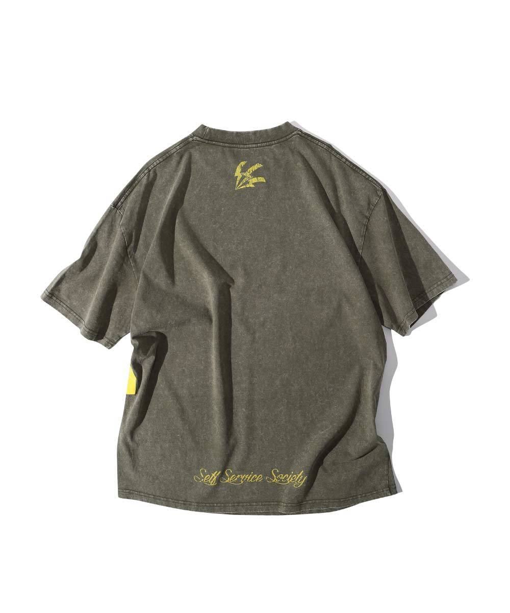 水洗印花上衣 THE HANA-02 WASHED TEE