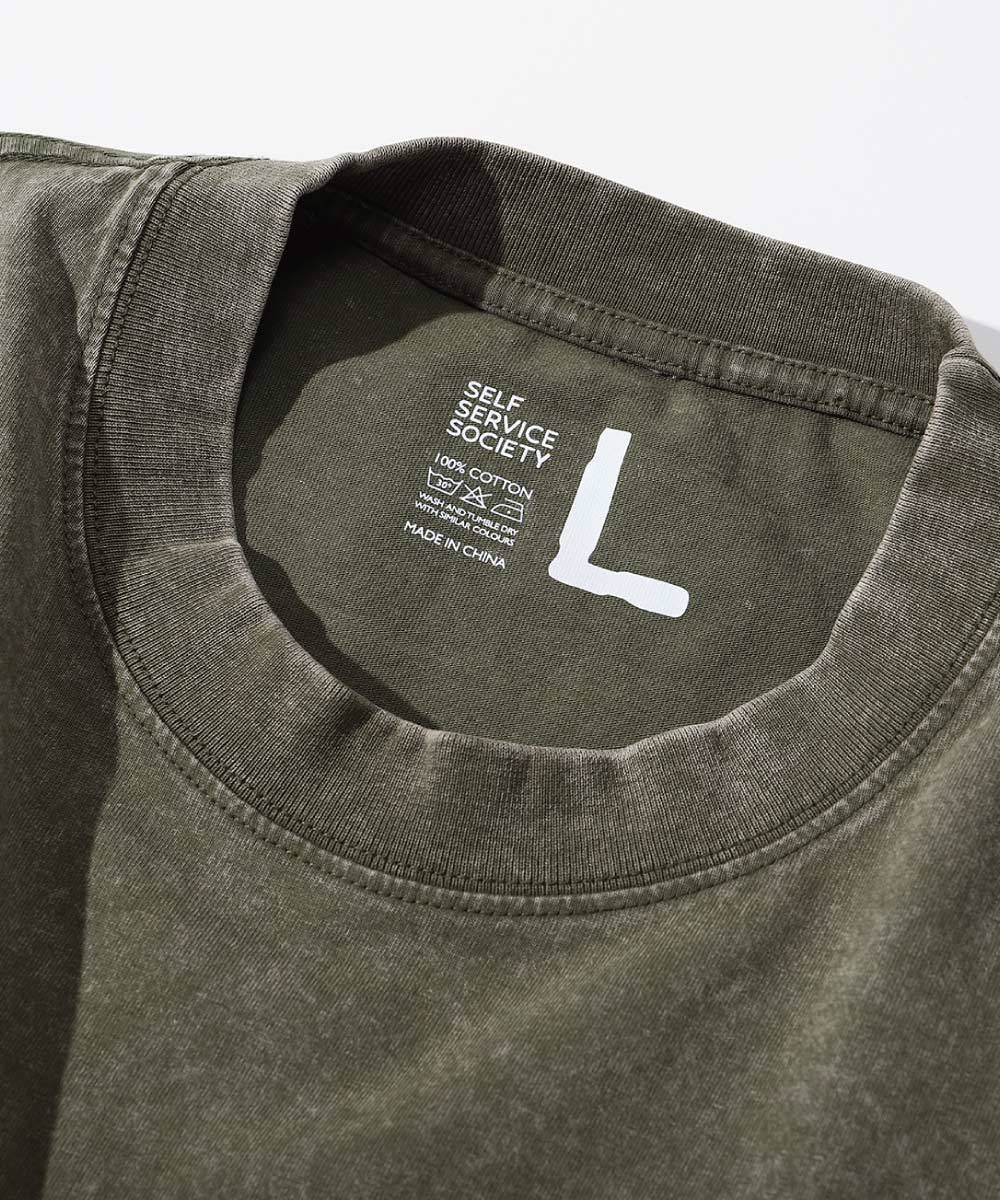 水洗印花上衣 THE HANA-02 WASHED TEE