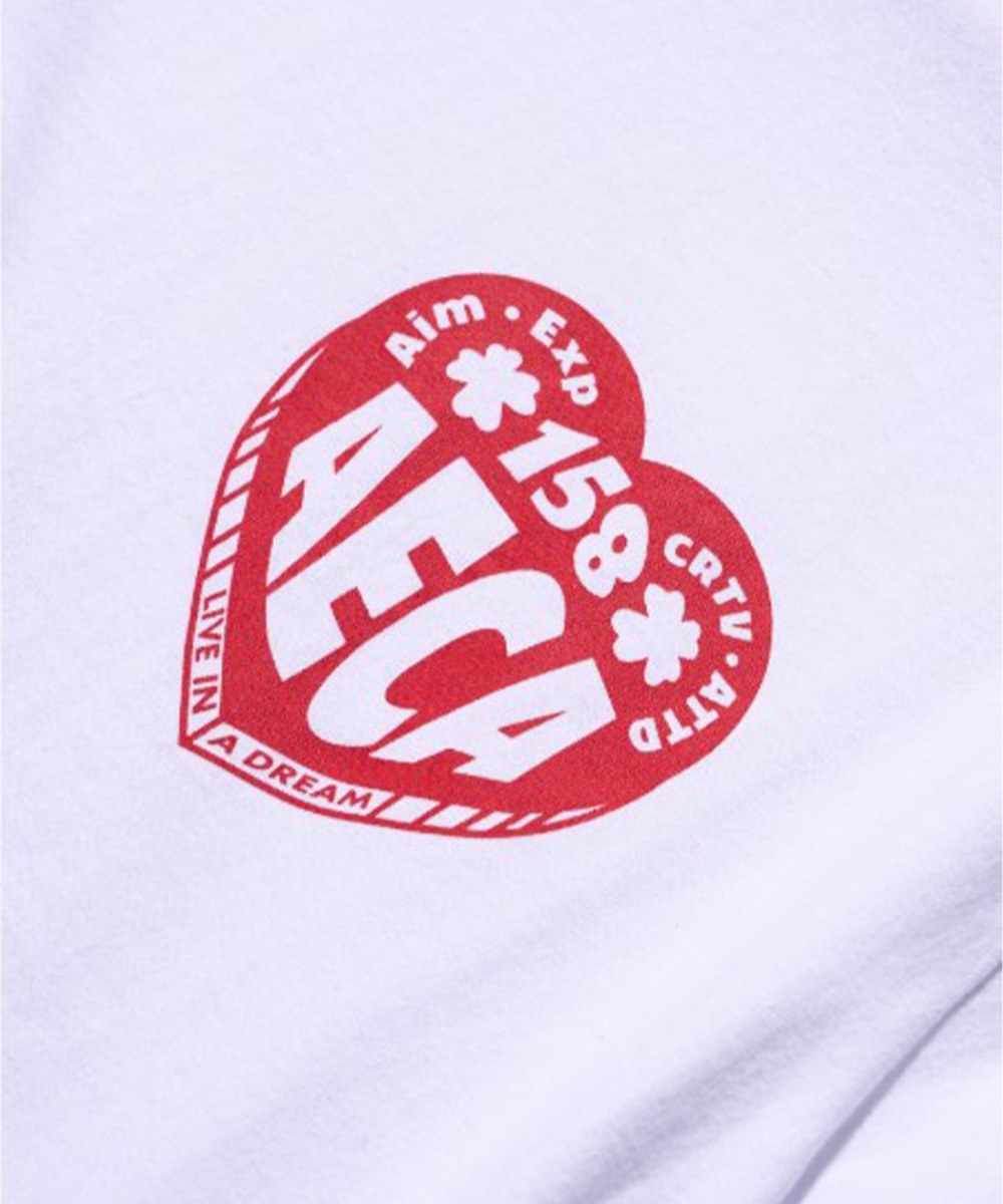 愛心印花上衣 AECA LOVE HALF SLEEVE TEE