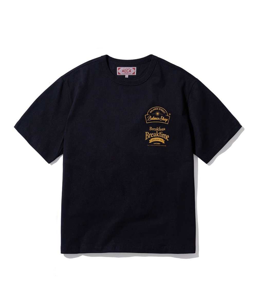 早晨印花TEE MORNING CAFE HALF SLEEVE TEE