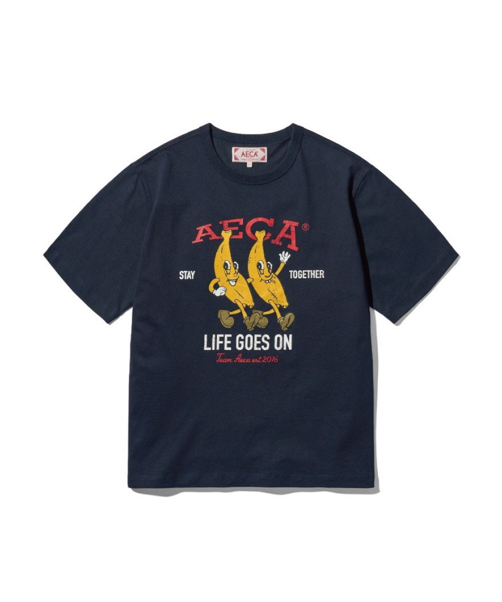 印花短袖上衣 STAY TOGETHER HALF SLEEVE