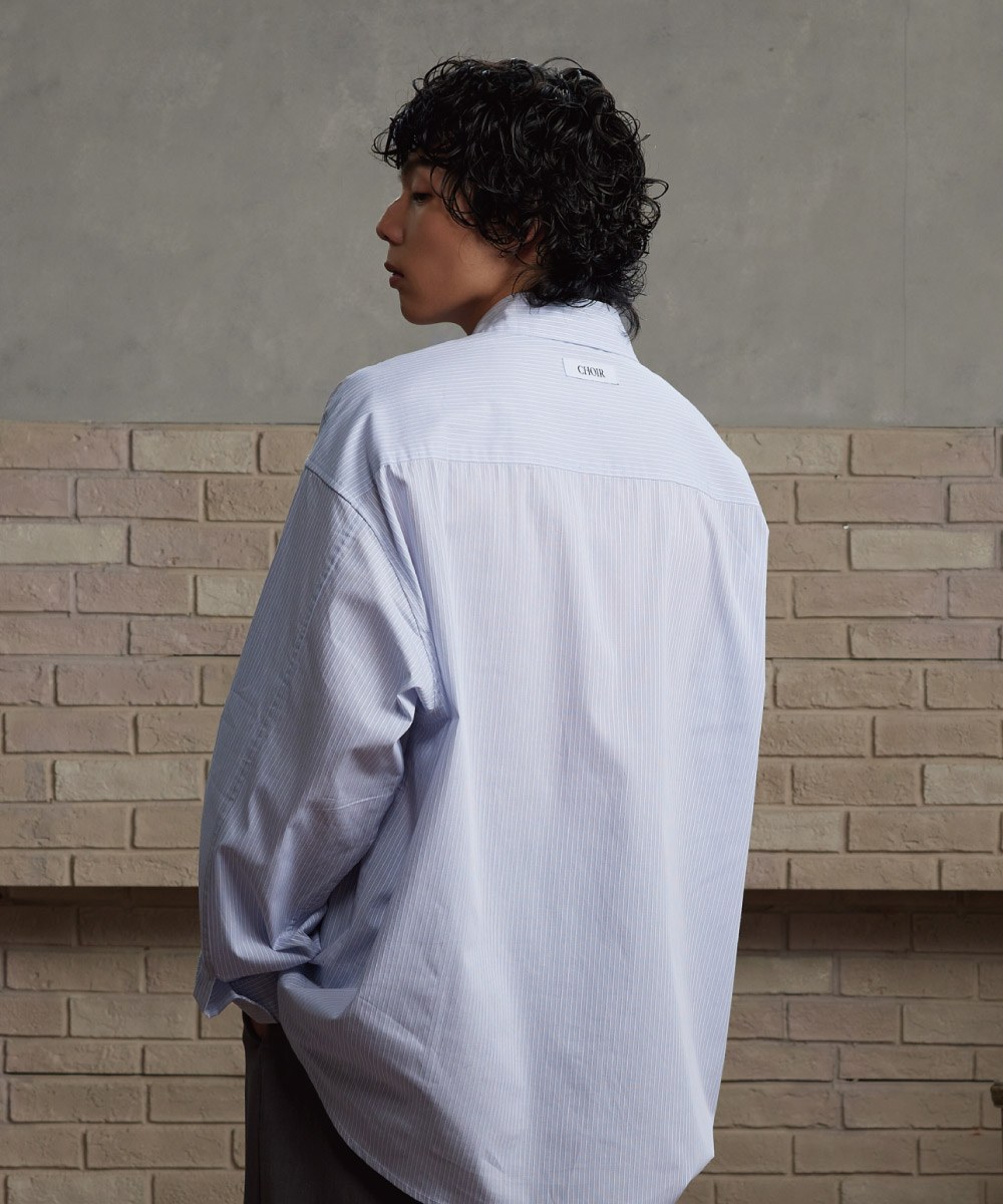 條紋長袖襯衫 Stripe Long Shirt