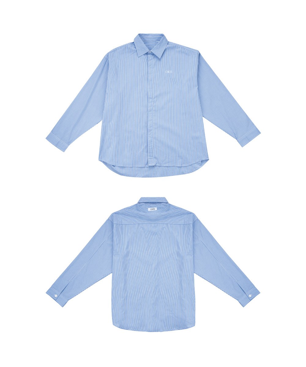條紋長袖襯衫 Stripe Long Shirt