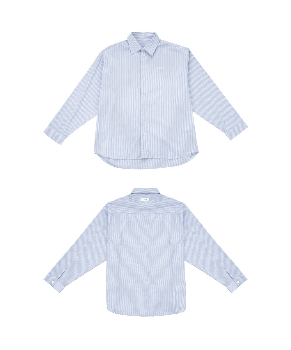 條紋長袖襯衫 Stripe Long Shirt