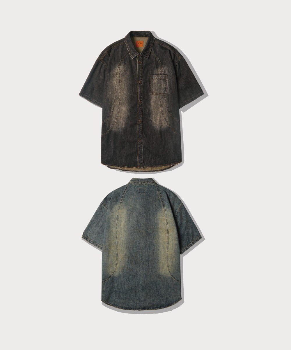 牛仔襯衫 DENIM HALF SHIRT