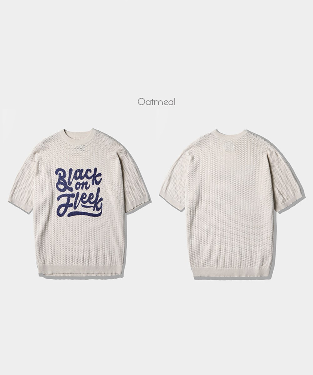 針織上衣 BOF CROCHET HALF KNIT