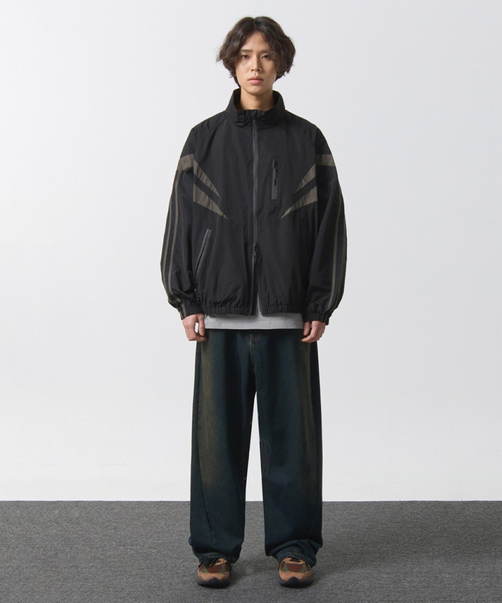 拼接運動外套 D-LAYER PANEL TRACK JACKET