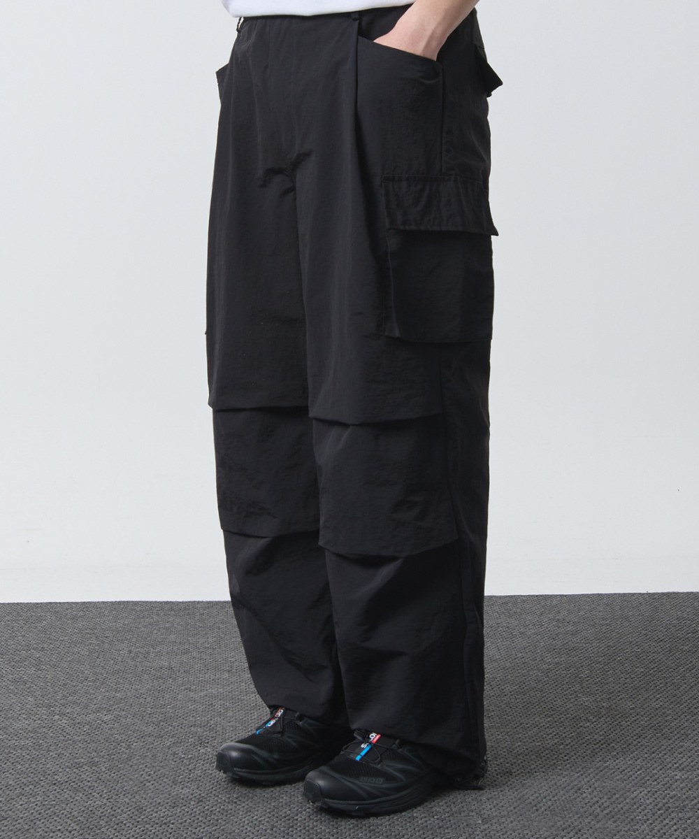 尼龍降落傘長褲 ONE TUCK NYLON PARACHUTE CARGO PANTS