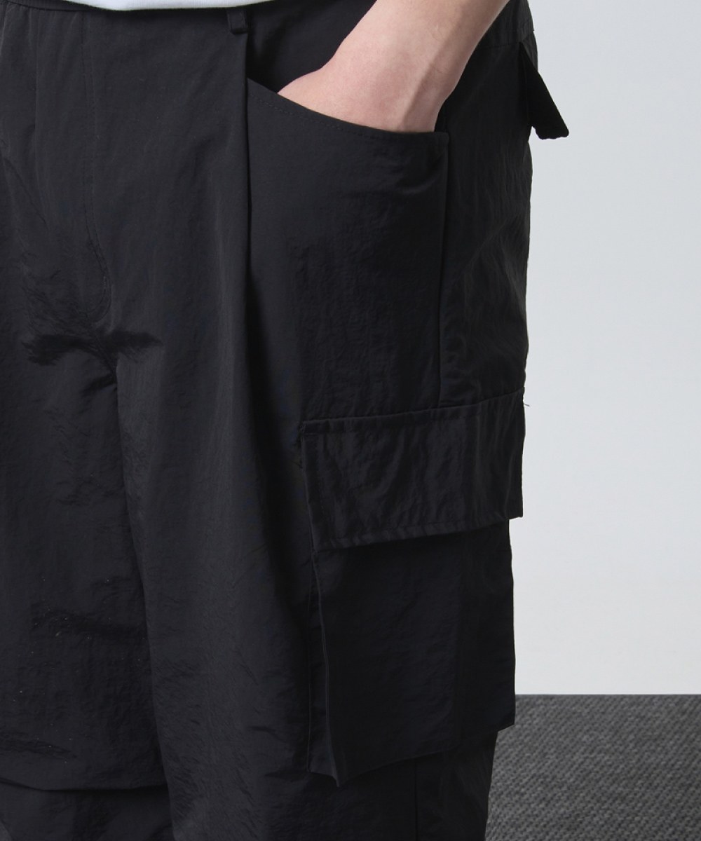 尼龍降落傘長褲 ONE TUCK NYLON PARACHUTE CARGO PANTS