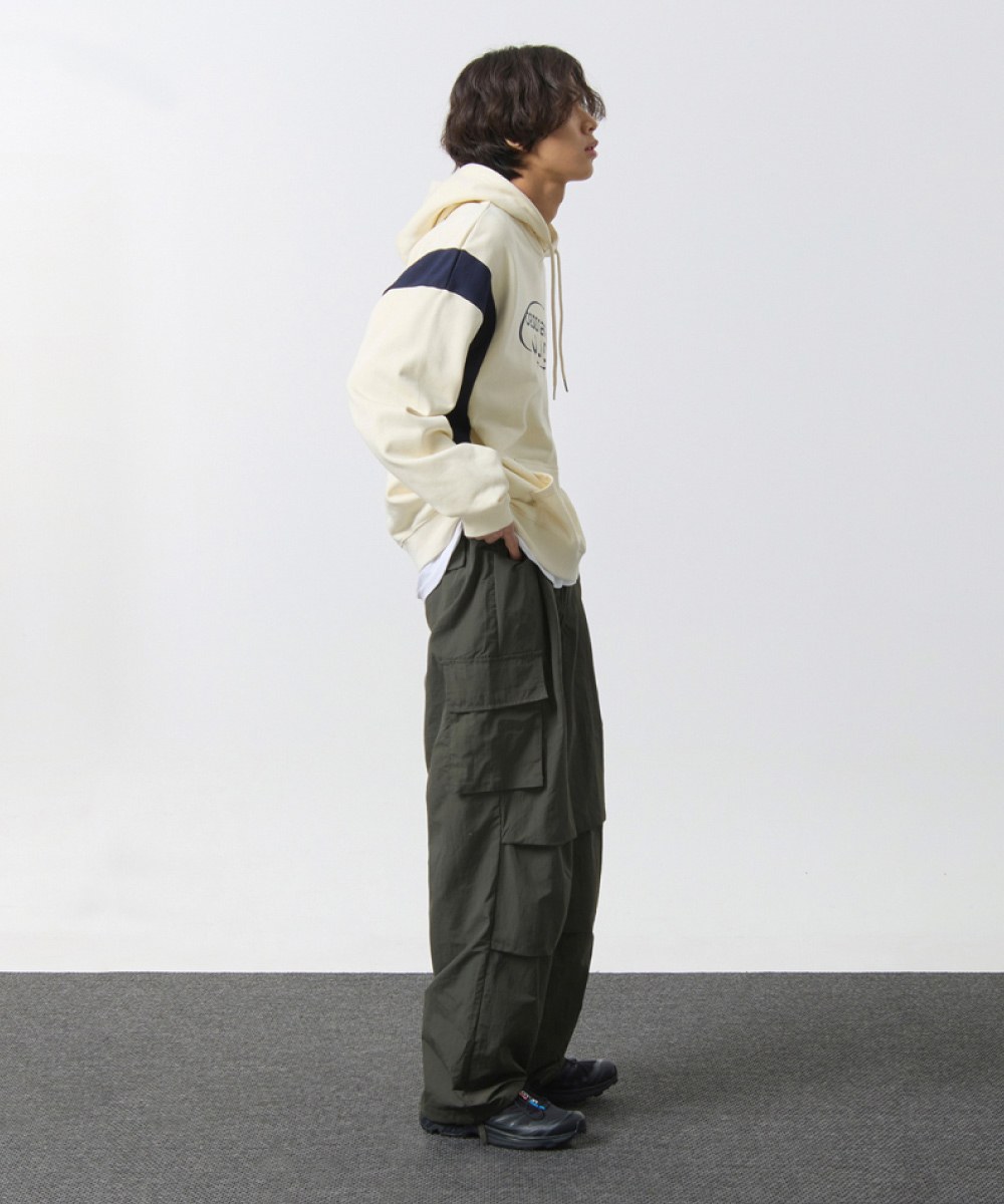 尼龍降落傘長褲 ONE TUCK NYLON PARACHUTE CARGO PANTS