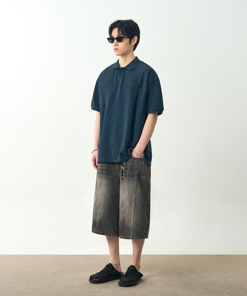 短袖POLO衫 SLASH PIQUE COLLAR HALF T-SHIRT
