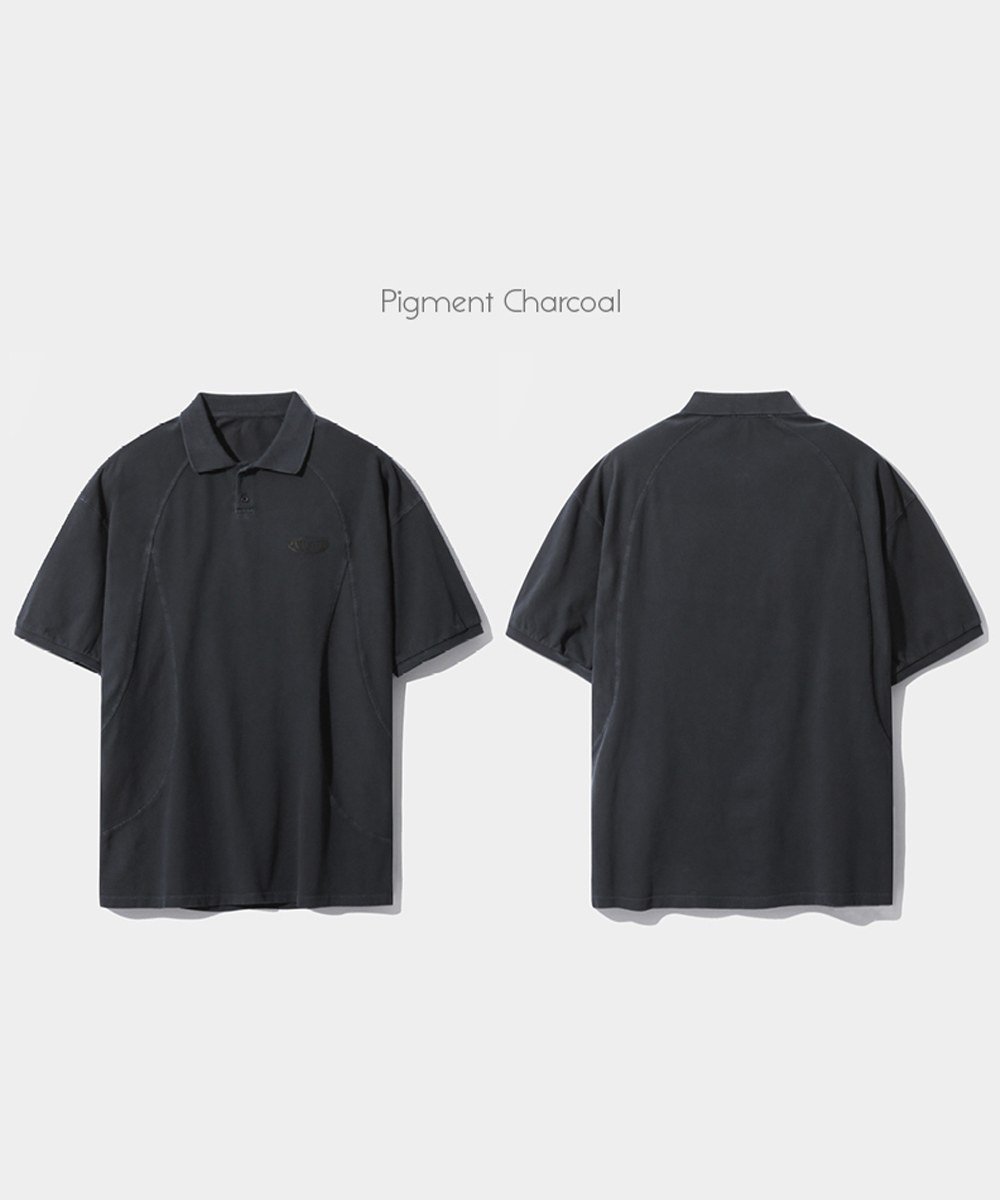 短袖POLO衫 SLASH PIQUE COLLAR HALF T-SHIRT