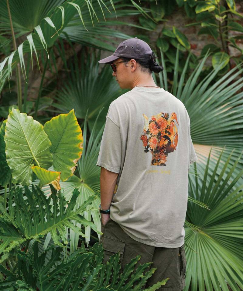 3SB0102-252 水洗印花上衣 THE HANA-01 WASHED TEE