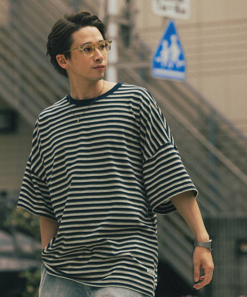 條紋短Tee Multi Striped Half Tee