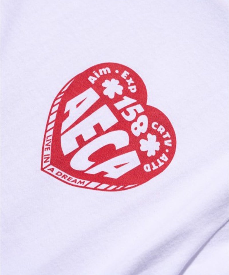 愛心印花上衣 AECA LOVE HALF SLEEVE TEE