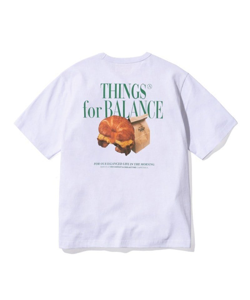 AECA0118-251 早晨印花TEE MORNING CAFE HALF SLEEVE TEE