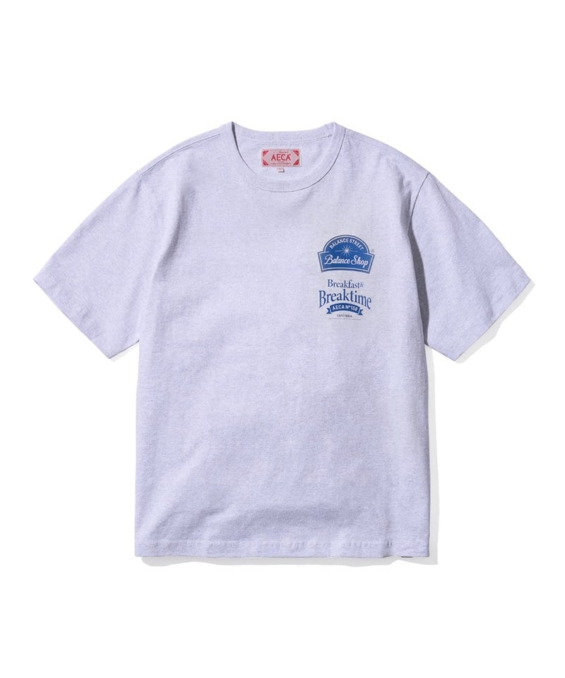 AECA0118-251 早晨印花TEE MORNING CAFE HALF SLEEVE TEE