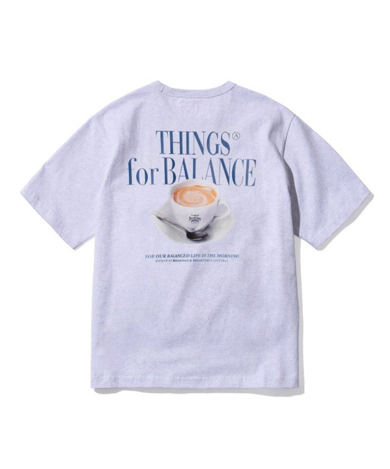 AECA0118-251 早晨印花TEE MORNING CAFE HALF SLEEVE TEE