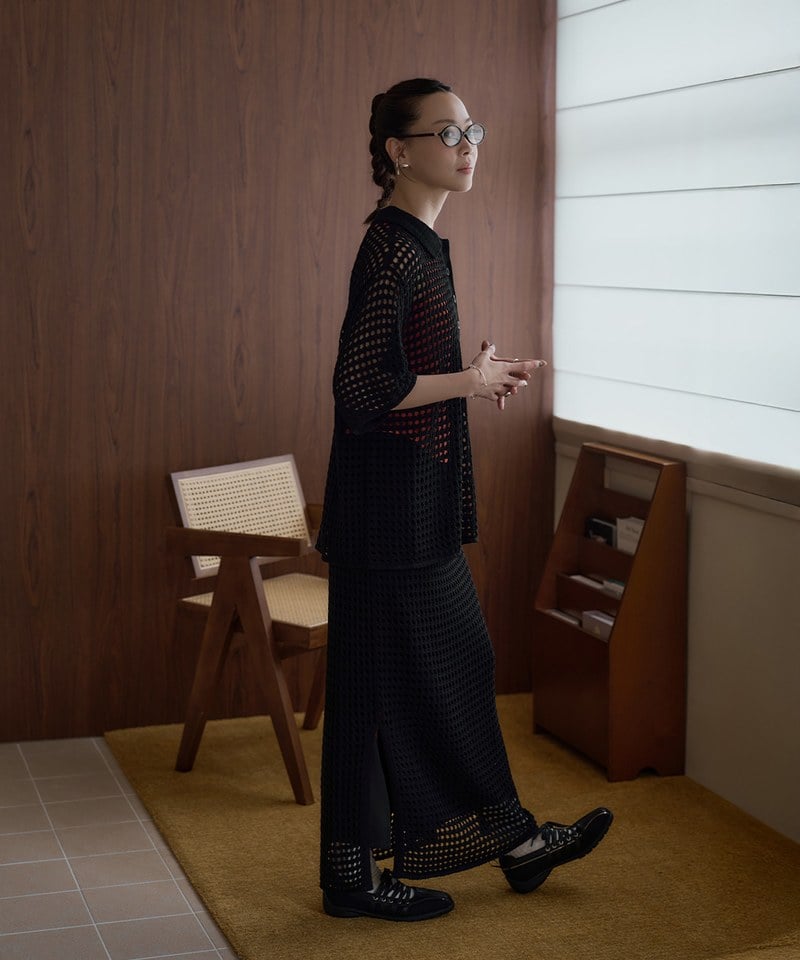 BRD4003-251 休息時間針織長裙