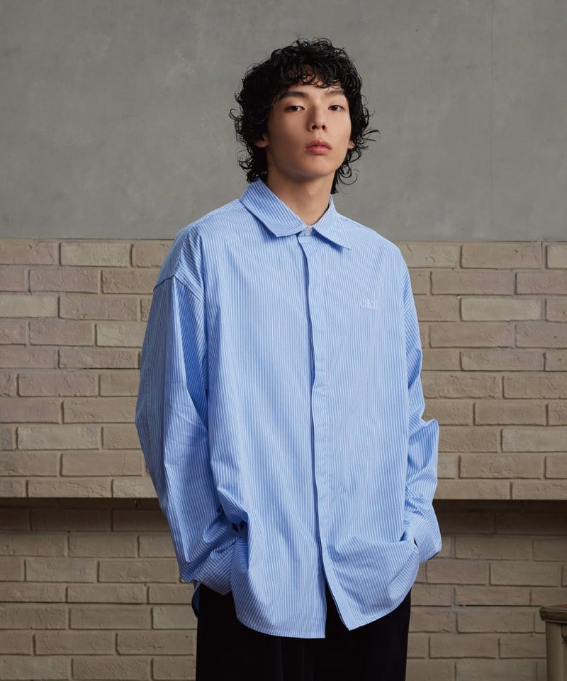 CHR9954-251 條紋長袖襯衫 Stripe Long Shirt