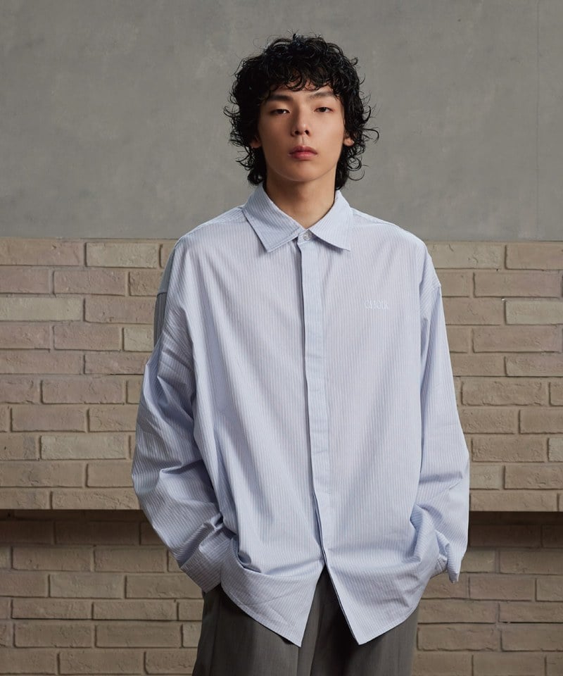 CHR9954-251 條紋長袖襯衫 Stripe Long Shirt