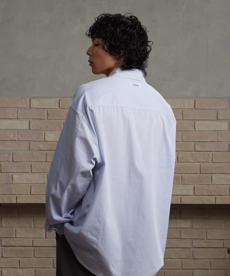 CHR9954-251 條紋長袖襯衫 Stripe Long Shirt