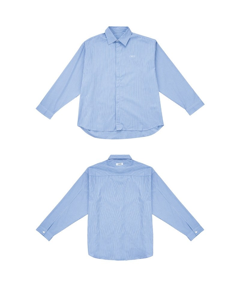 CHR9954-251 條紋長袖襯衫 Stripe Long Shirt