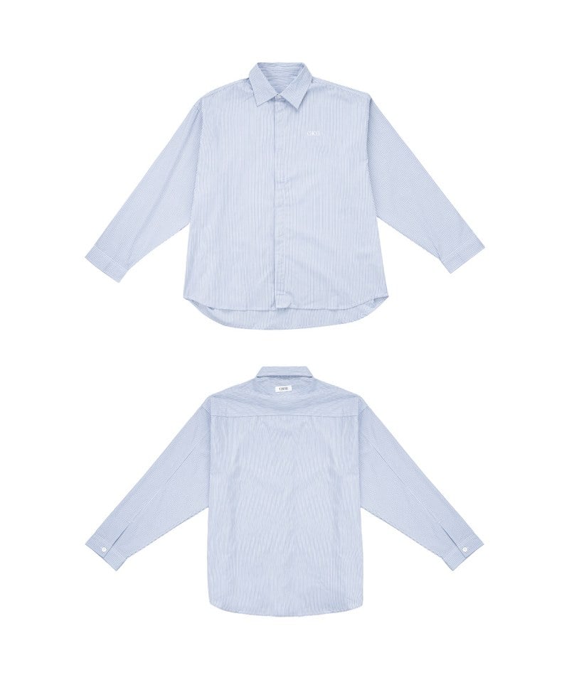 CHR9954-251 條紋長袖襯衫 Stripe Long Shirt