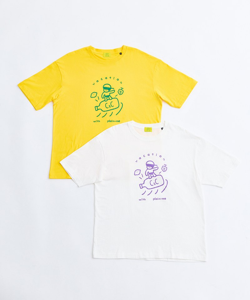 C＆C聯名夏日衝浪圖TEE