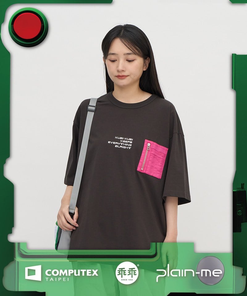 CRV0092-251 COMPUTEX 聯名口袋TEE