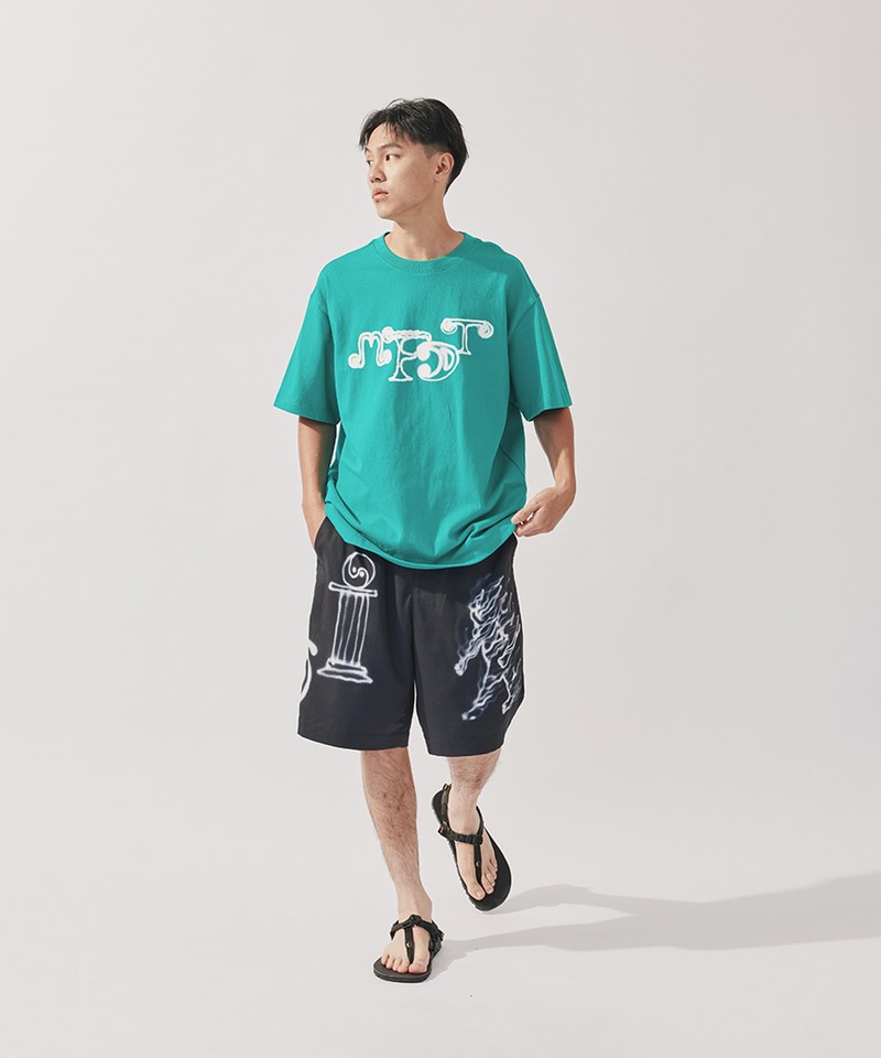 太陽龍宮聯名印花短褲