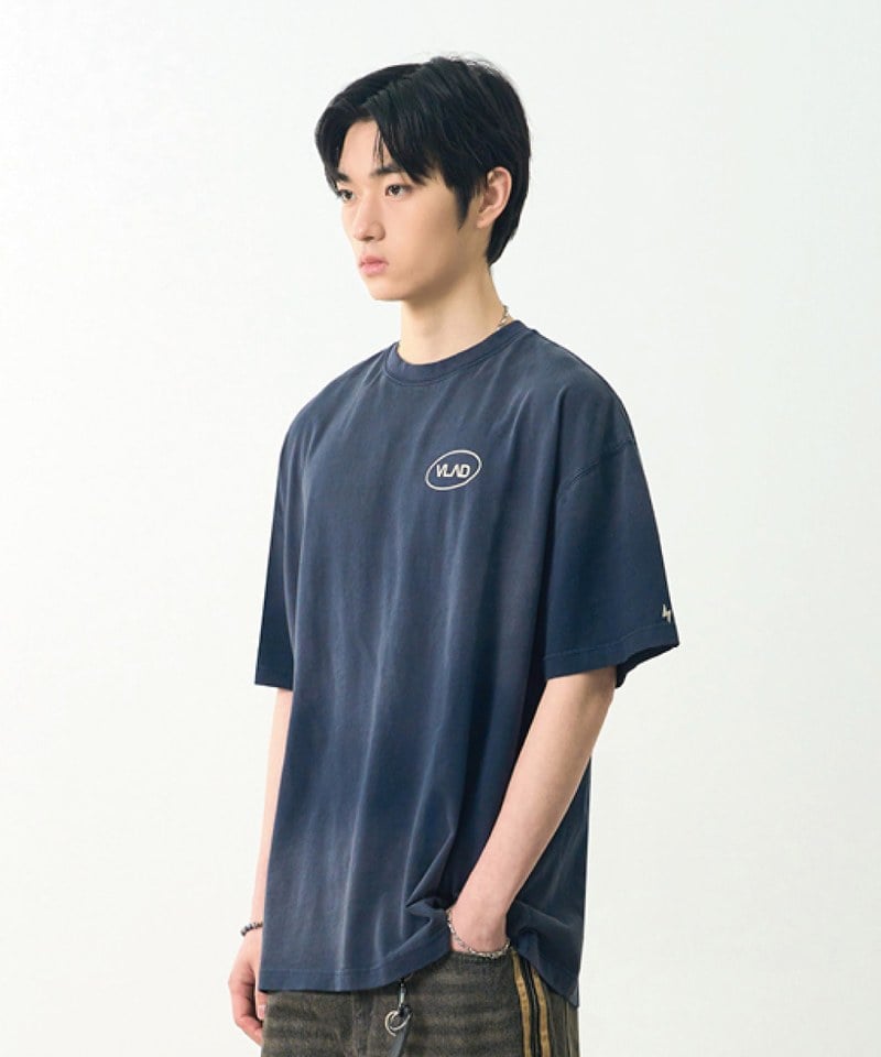 水洗短袖T恤 SMALL LOGO FADE WASHING HALF T-SHIRT