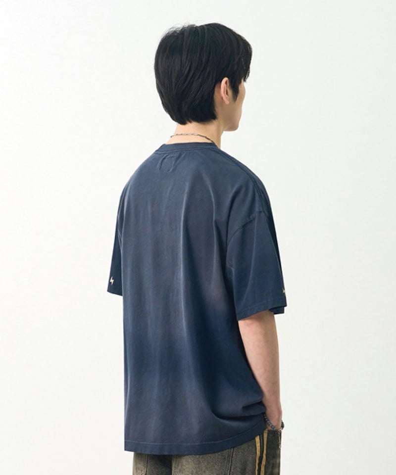 水洗短袖T恤 SMALL LOGO FADE WASHING HALF T-SHIRT