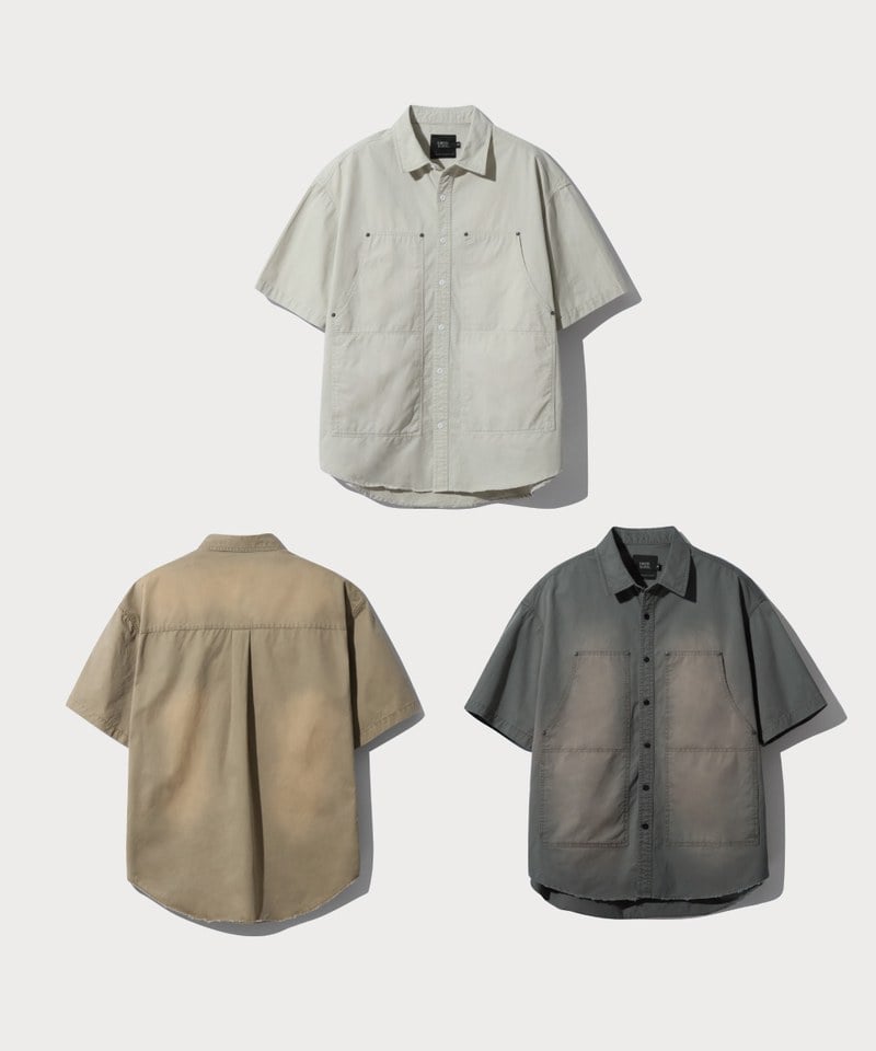 DMB0237-251 雙口袋襯衫 DOUBLE KNEE PATCH HALF WORK SHIRT