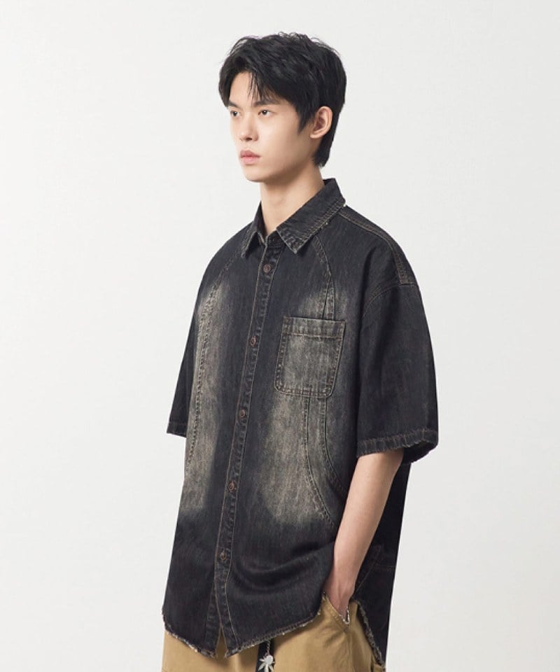 DMB0241-251 牛仔襯衫 DENIM HALF SHIRT