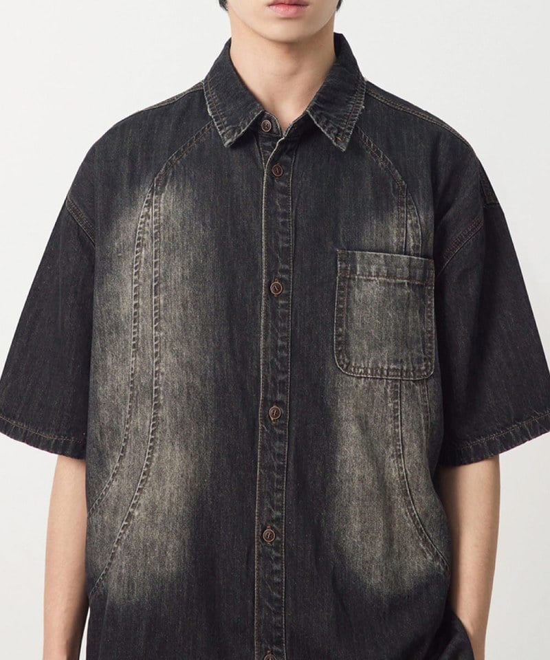 DMB0241-251 牛仔襯衫 DENIM HALF SHIRT