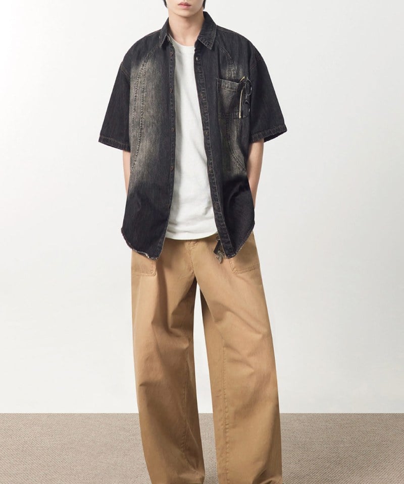 DMB0241-251 牛仔襯衫 DENIM HALF SHIRT