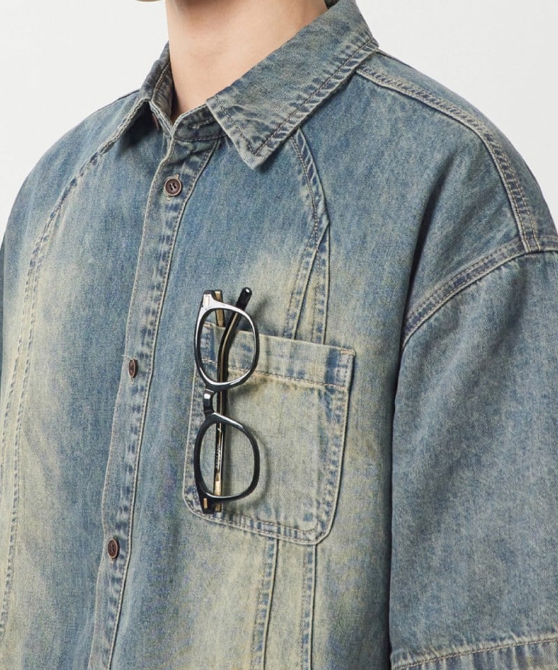 DMB0241-251 牛仔襯衫 DENIM HALF SHIRT