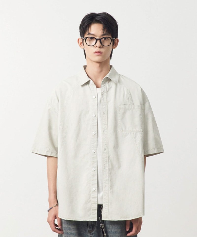 DMB0242-251 短袖襯衫 COTTON HALF SHIRT