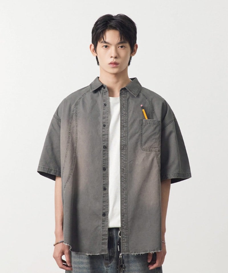 DMB0242-251 短袖襯衫 COTTON HALF SHIRT