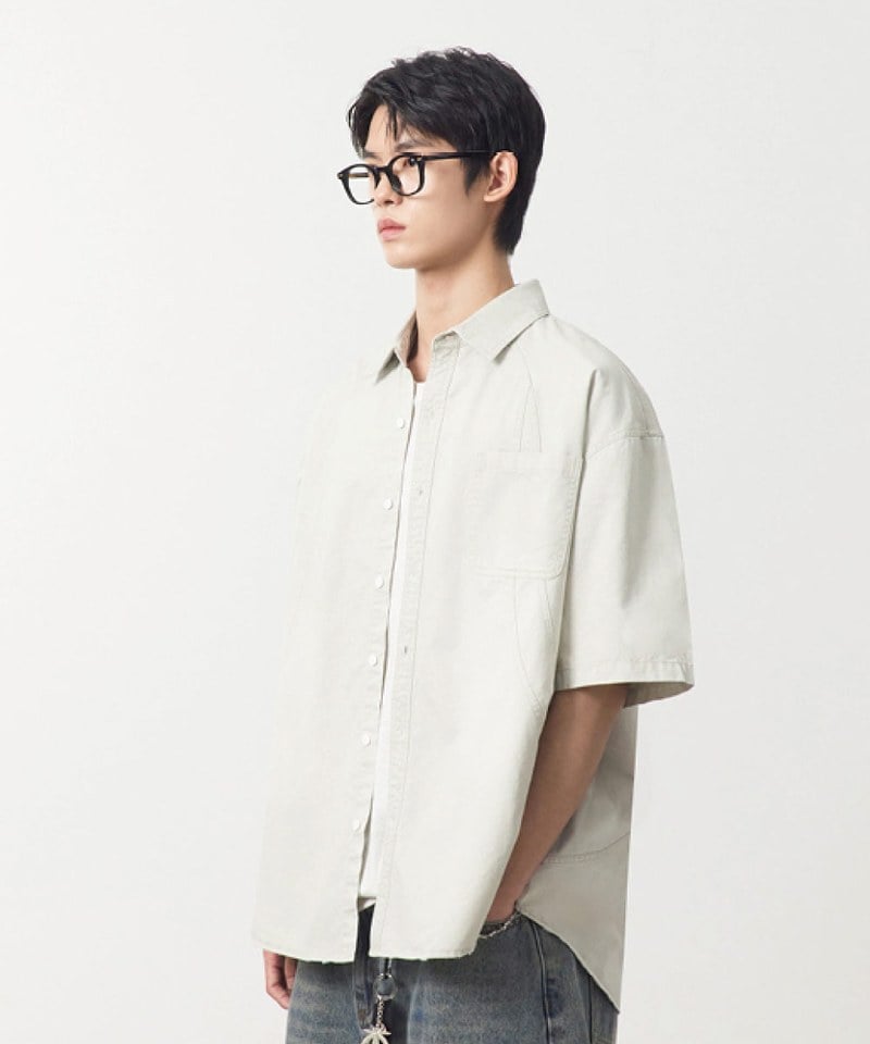 DMB0242-251 短袖襯衫 COTTON HALF SHIRT