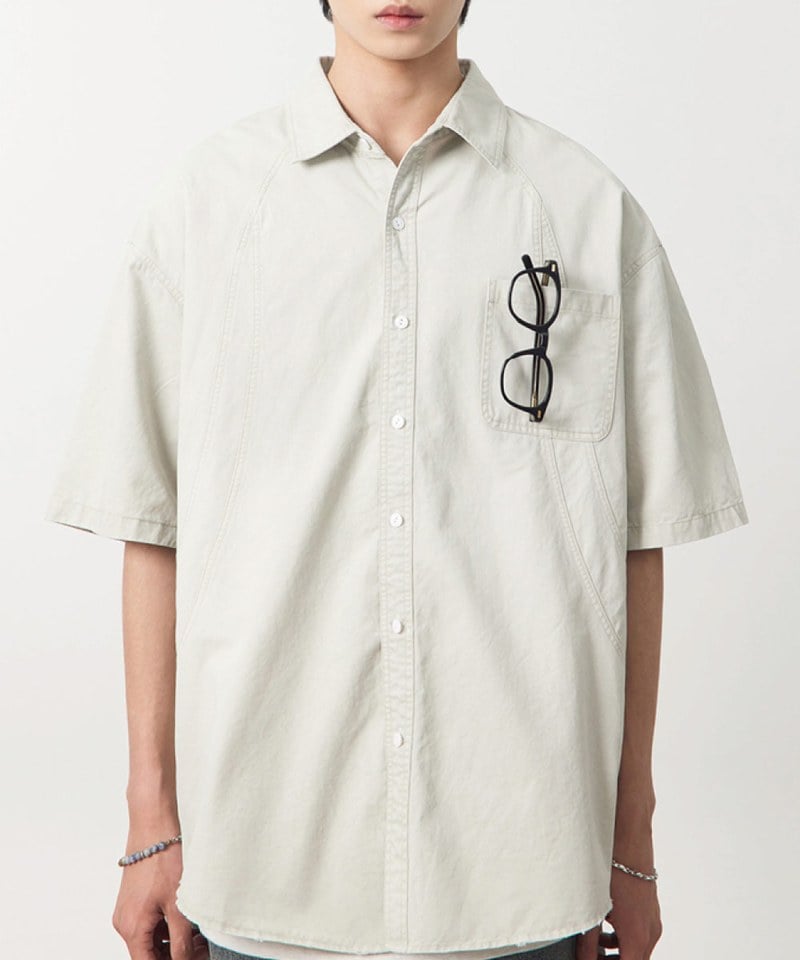 DMB0242-251 短袖襯衫 COTTON HALF SHIRT