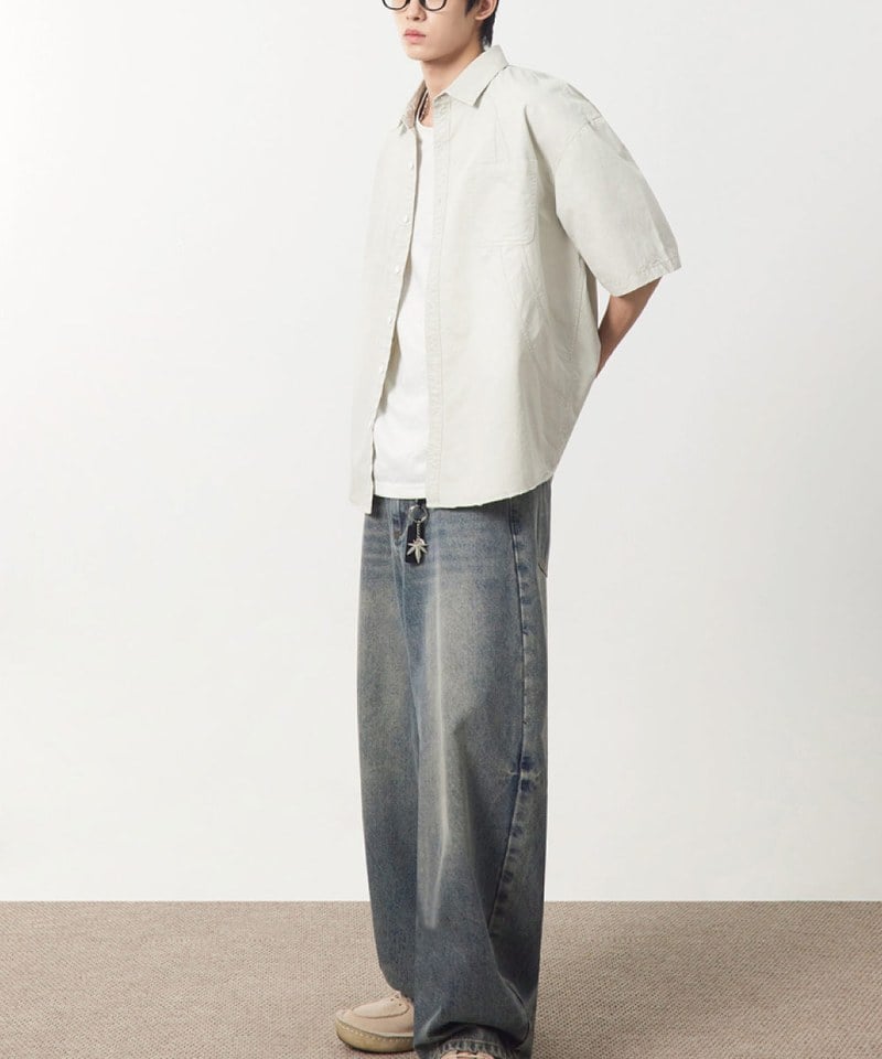 DMB0242-251 短袖襯衫 COTTON HALF SHIRT