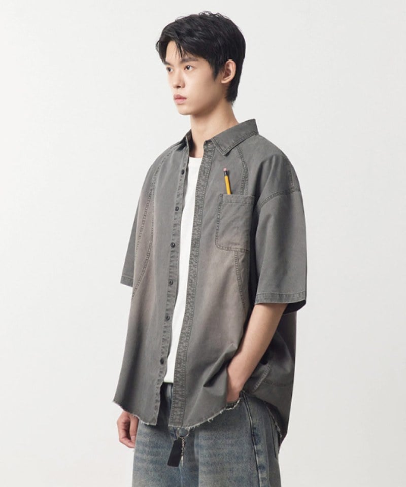 DMB0242-251 短袖襯衫 COTTON HALF SHIRT