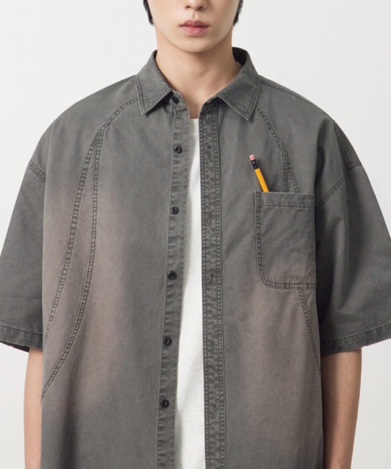 DMB0242-251 短袖襯衫 COTTON HALF SHIRT