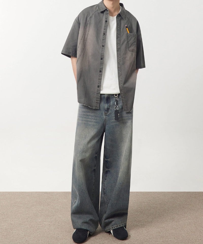 DMB0242-251 短袖襯衫 COTTON HALF SHIRT