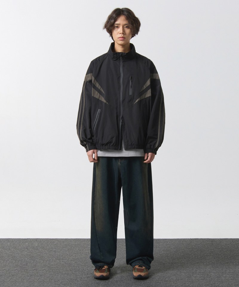 拼接運動外套 D-LAYER PANEL TRACK JACKET