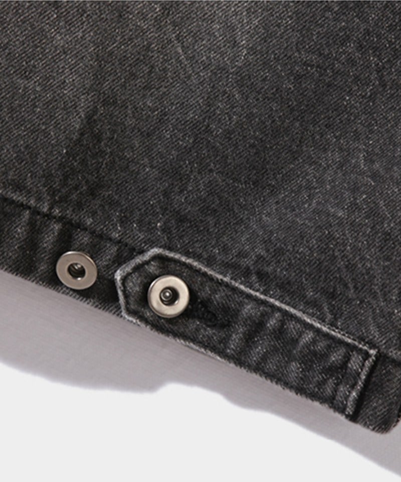 水洗翻領單寧外套 2WAY OG ESSENTIAL MICHIGAN DENIM JACKET