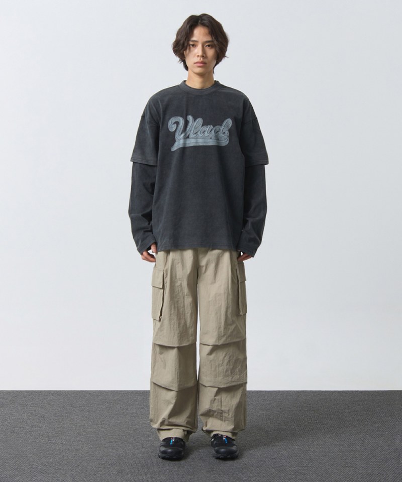 尼龍降落傘長褲 ONE TUCK NYLON PARACHUTE CARGO PANTS
