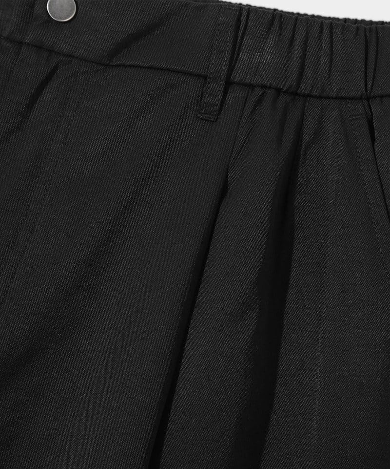 打褶休閒長褲 ASI HALF BANDING FLARE FIT SLACKS